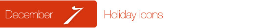 Holiday icons