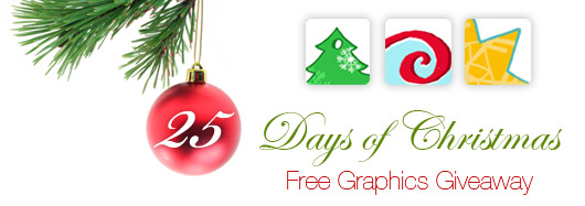 25 Days of Christmas Free Graphics Giveaway